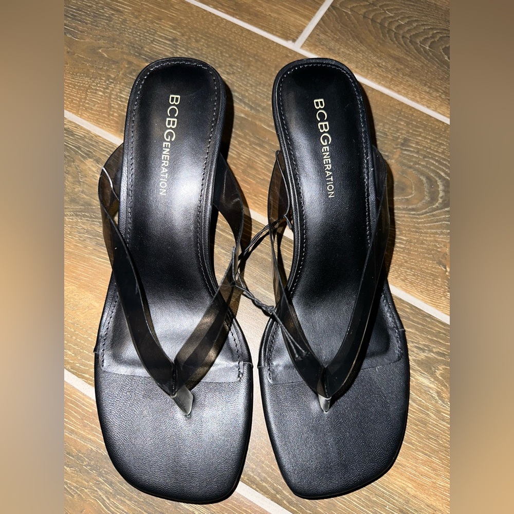 BCBG Generation Black Heeled Sandals